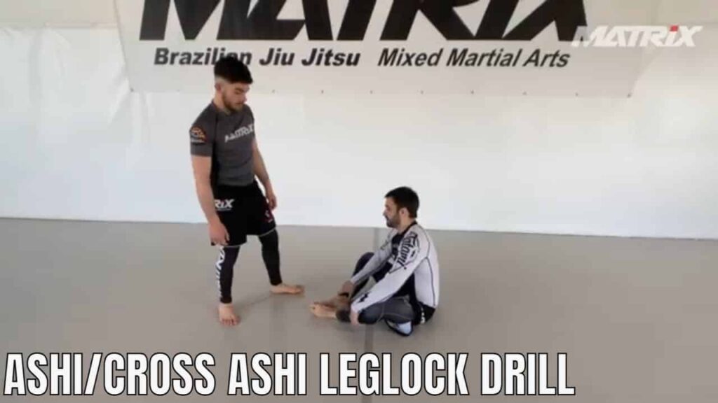 Ashi Garami - Reverse X Guard - Backstep Leglock Drill - Matrix Jiu Jitsu