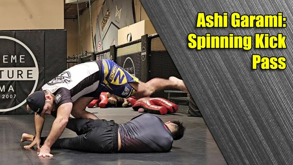 Ashi Garami Spinning Kick Pass
