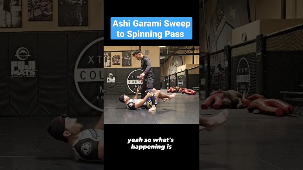 Ashi Garami Sweep to Spinning Pass