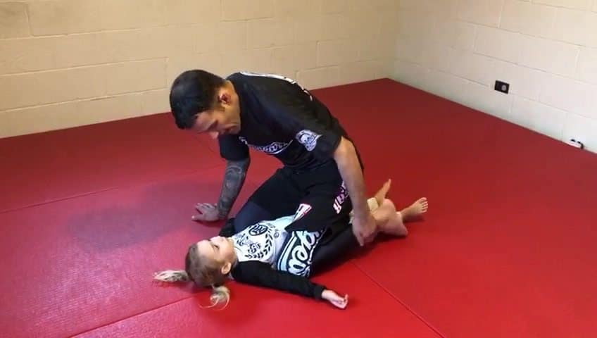 At 4 years old she wants to play games all day. #jiujitsu