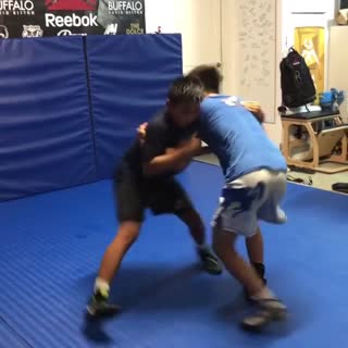 Awesome inside trip (Ouchi Gari) drill by coach Justin Flores
