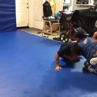 Awesome inside trip (Ouchi Gari) drill by coach Justin Flores