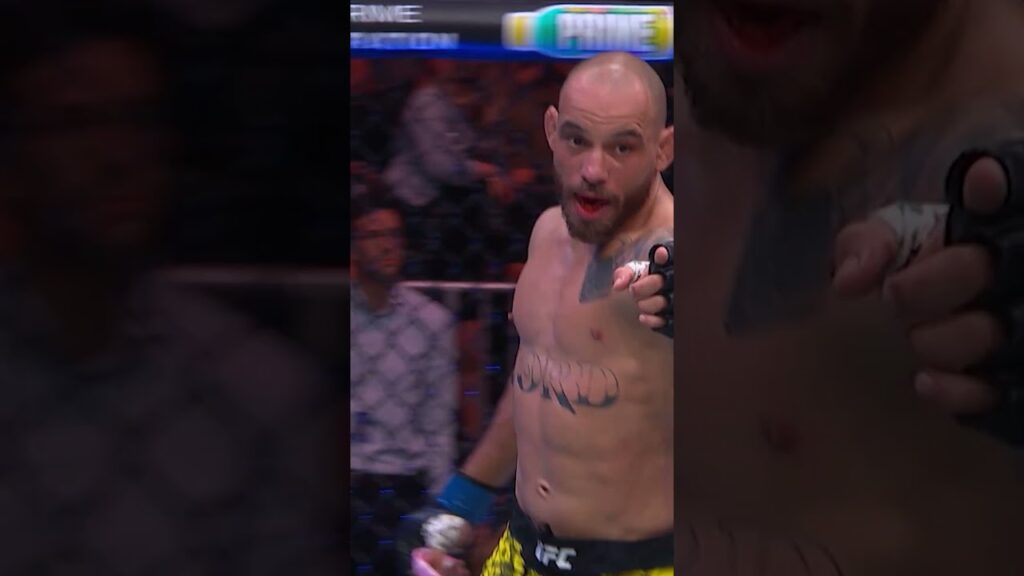 BARKED RIGHT OVER HIM 😮 #nocheufc