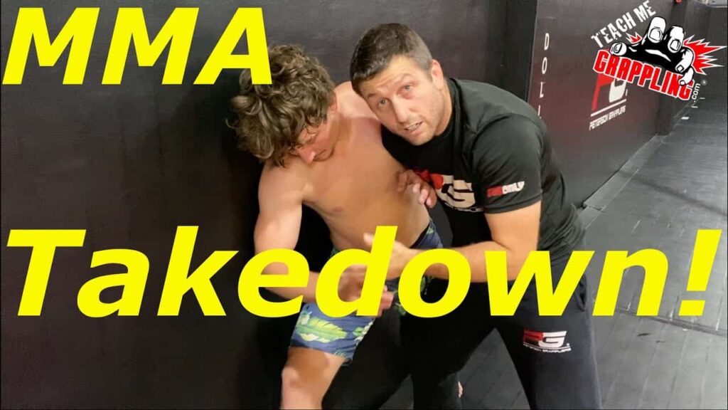 BASIC Outside Hook TAKEDOWN for MMA!!
