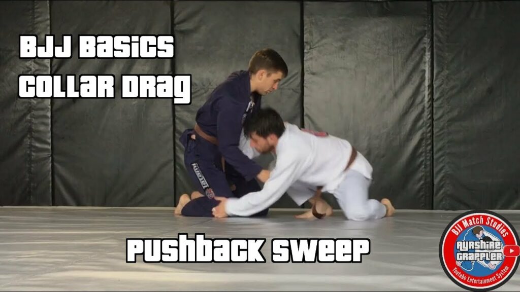 BJJ Basics: Collar Drag to Pushback Sweep