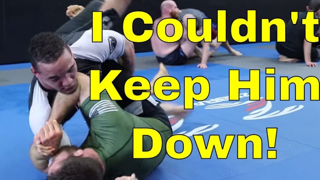 BJJ Black Belt Struggling to Sweep 2X National Wrestling Champion