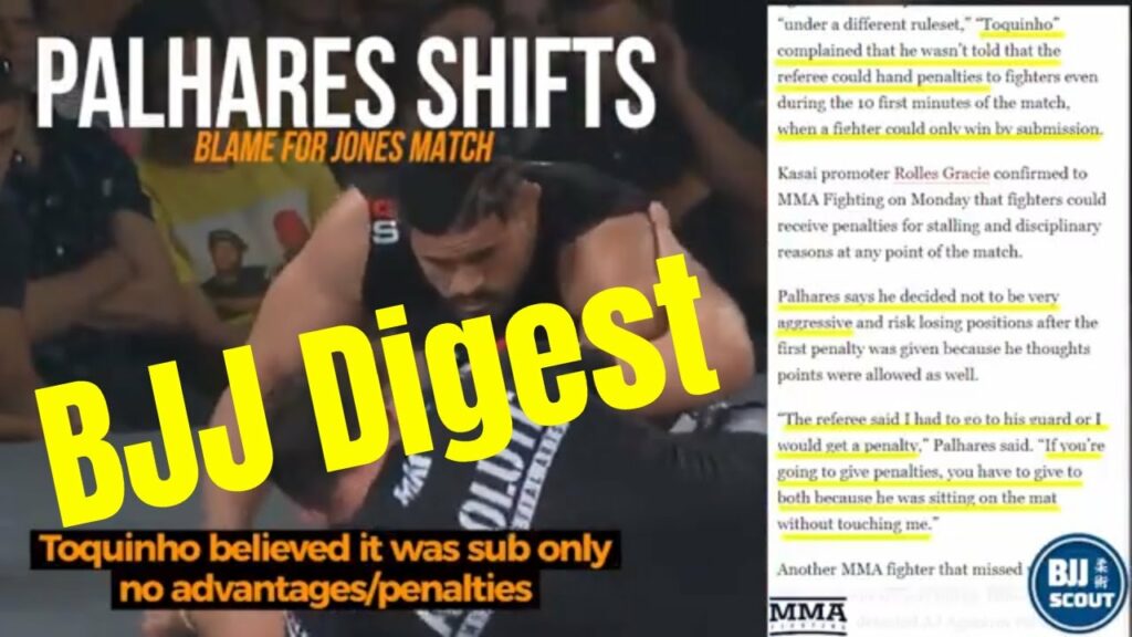 BJJ DIgest #52 Palhares Shifts Blame for Kasai loss, Vagner Rocha Smothers, Dern talks Weight Cut