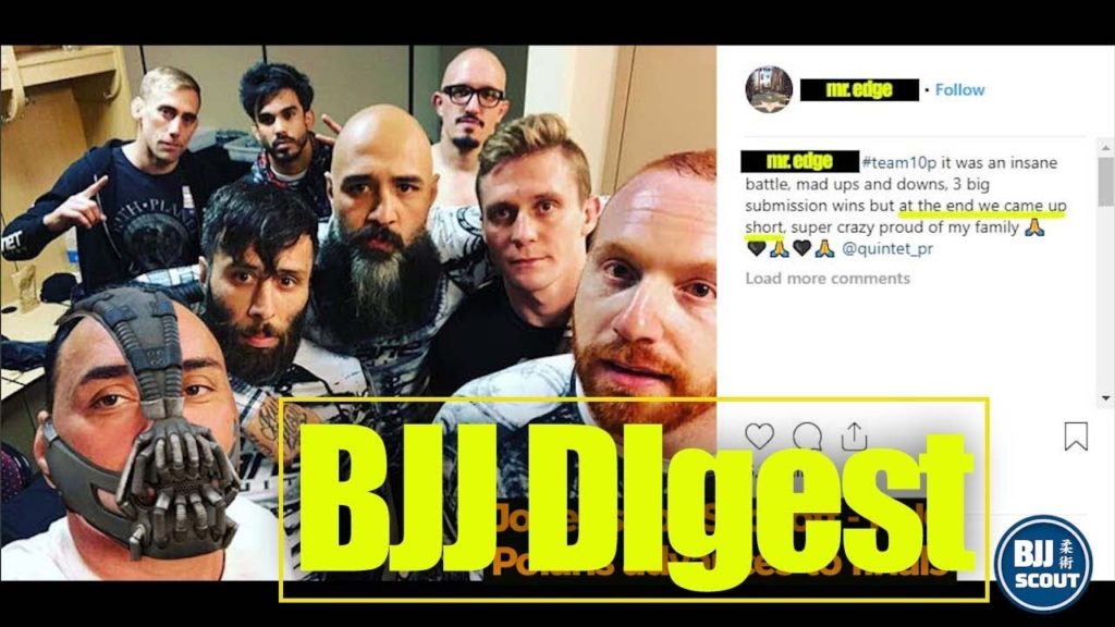 BJJ Digest #71: Quintet Recap, Outdoor heelhooks & more