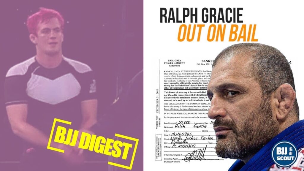 BJJ Digest: Ralph Gracie out on bail, ADCC Pull outs, Doping Fights & more