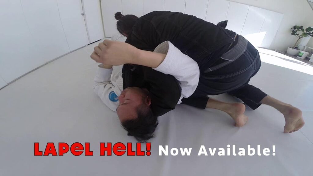 #BJJ #JiuJitsu Lapel Hell Ninja Choke! BJJAfter40 Jiu-Jitsu Black Belt Mike 'Spider Ninja' Bidwell