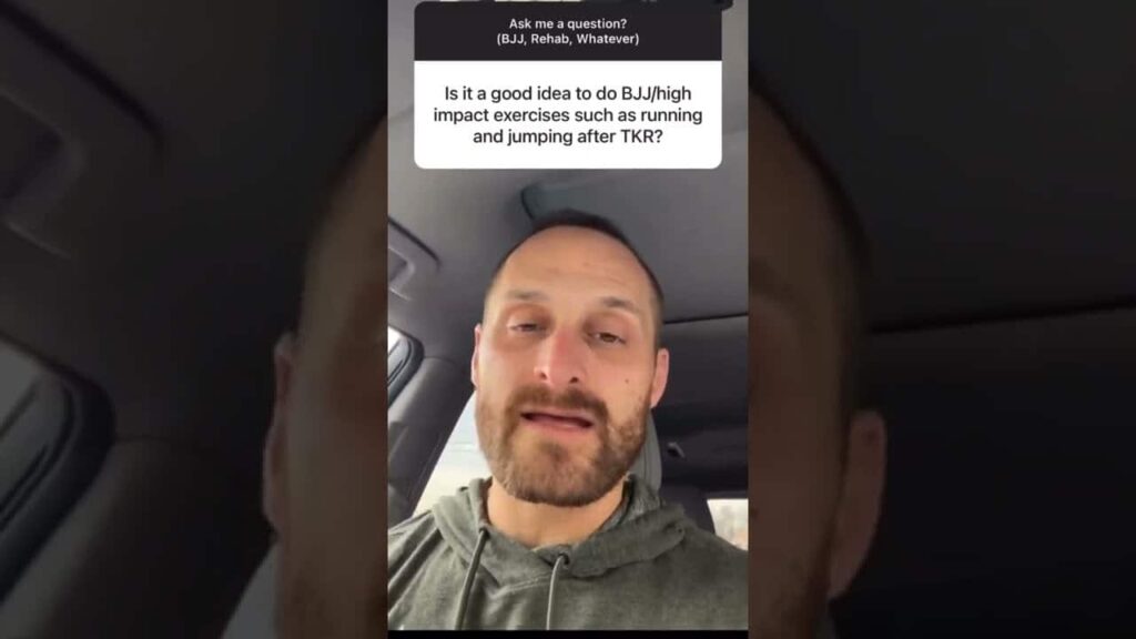 BJJ Q&A - Is BJJ and High Impact Exercises Ok After Knee Replacement? #shorts