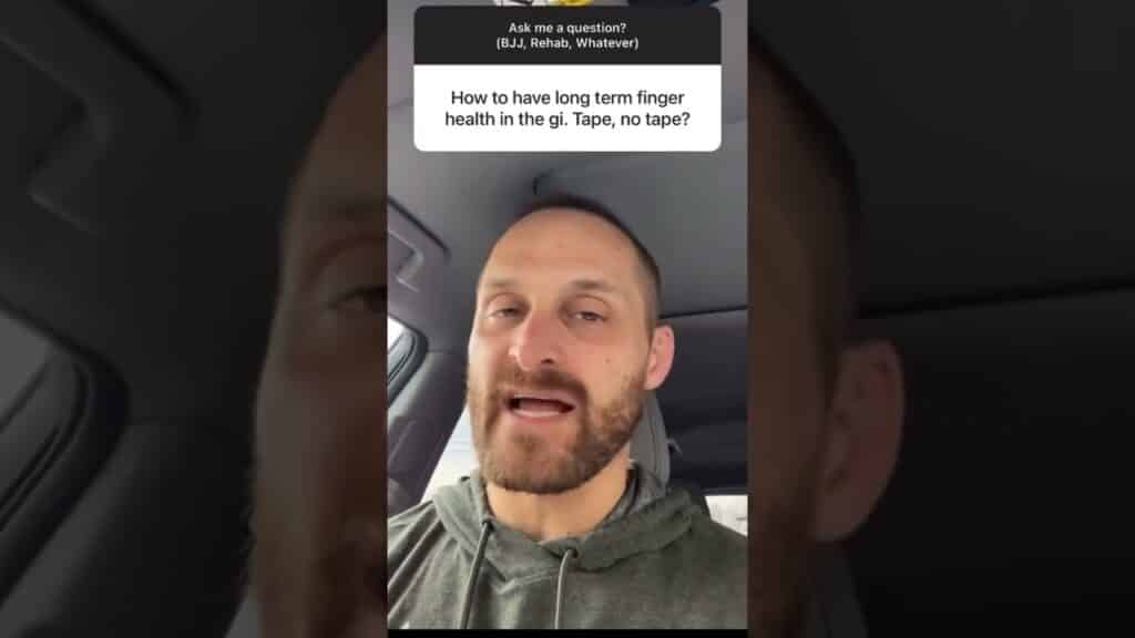 BJJ Q&A - Finger Health In BJJ (Part 2/2) #shorts