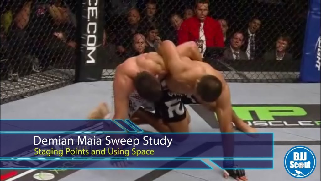 BJJ Scout: Demian Maia Study Part 4 - Staging Points & Signature Sweep