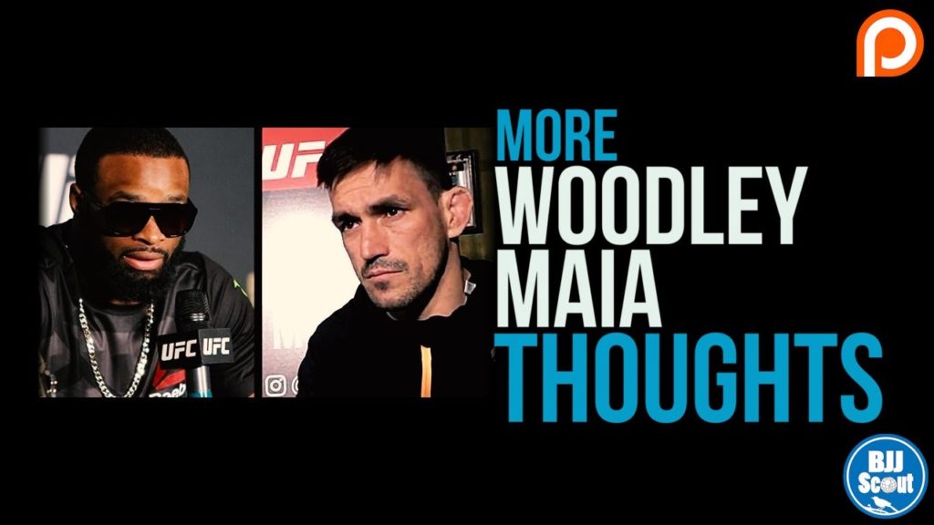 BJJ Scout: Further thoughts on Woodley v Maia (Woodley's Clinch+GnP)