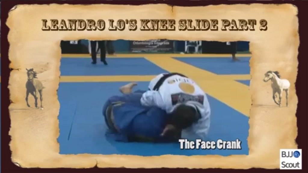 BJJ Scout: Leandro Lo Knee Slide Study Part 2 - the Face Crank