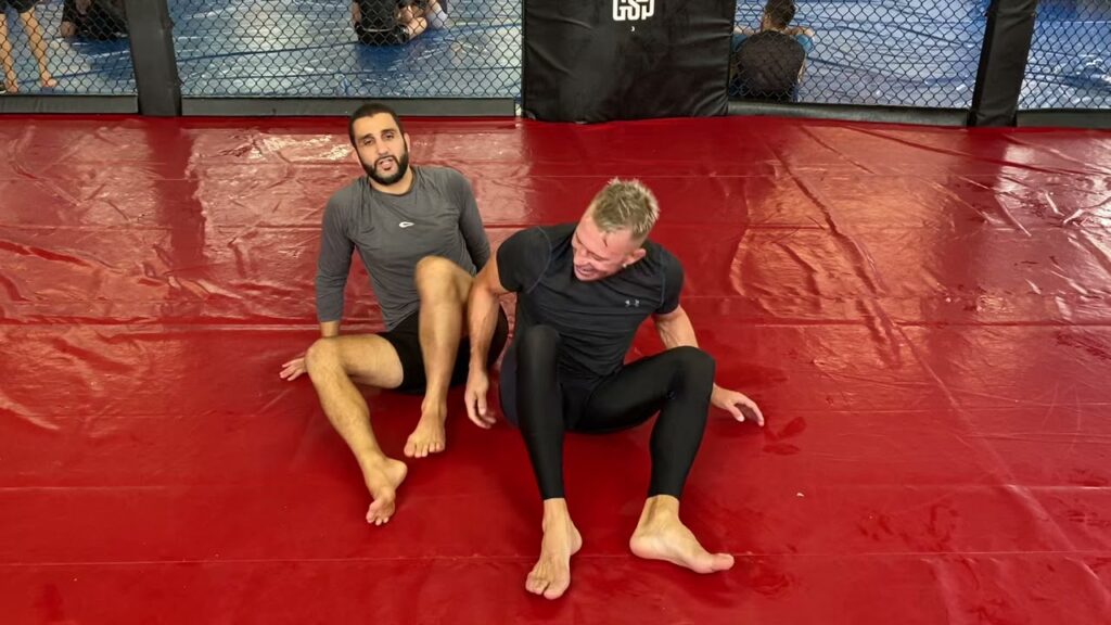 BJJ technique -  Coach Zahabi and GSP show you one of their favorite moves from back control.