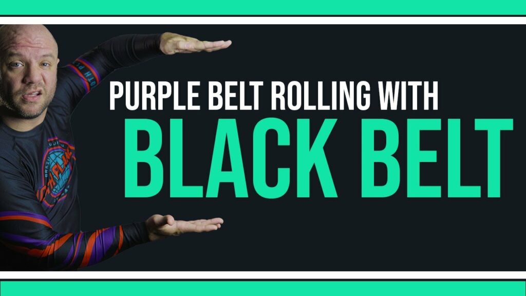 BMAC rolls with a Purple Belt (Black belt vs Purple Belt in Jiu Jitsu)