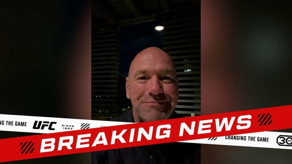 BREAKING NEWS FROM UFC PRESIDENT DANA WHITE | DECEMBER 21, 2023