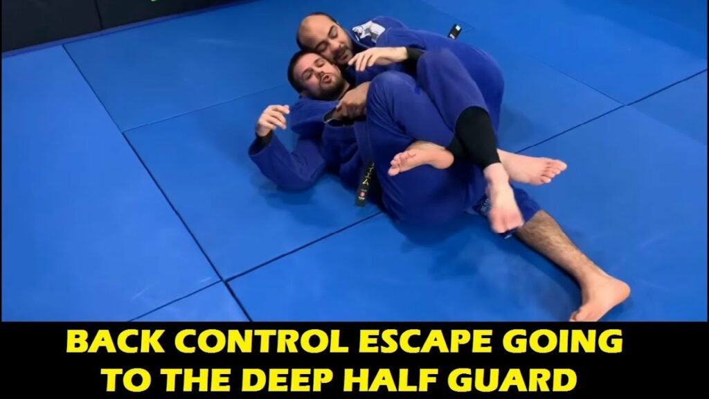 Back Control Escape Going To The Deep Half Guard by Jake Mackenzie