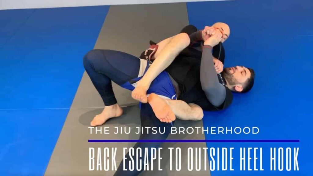 Back Escape to Outside Heel Hook | Jiu Jitsu Brotherhood