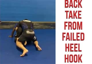 Back Take From Failed Heel Hook
