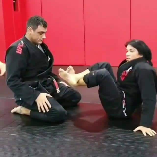 Back Take from Butterfly Guard by @anamaria_india