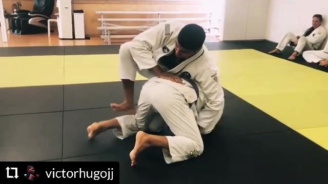 Back take drill with Victor Hugo.