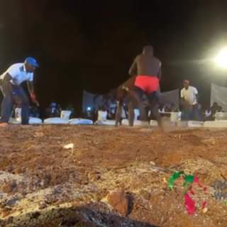 Bashiru lands a legendary slam on Nsisong Fabian