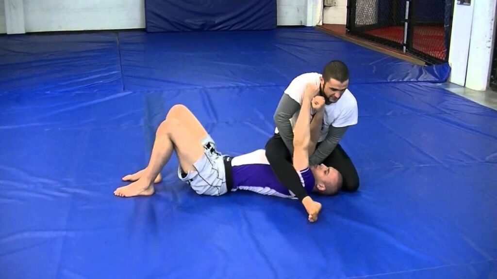 Basic  Armbar  from the Mount. Key details - Firas Zahabi