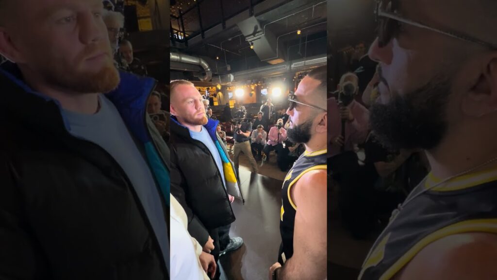 Belal and JDM are face-to-face for the FIRST TIME 😤 #UFC315