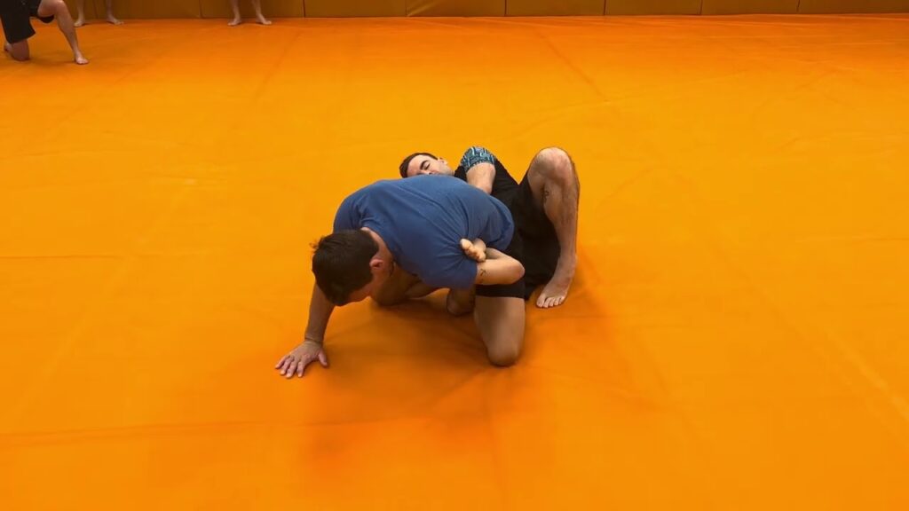Belly Down Ankle Lock Setup from Passing