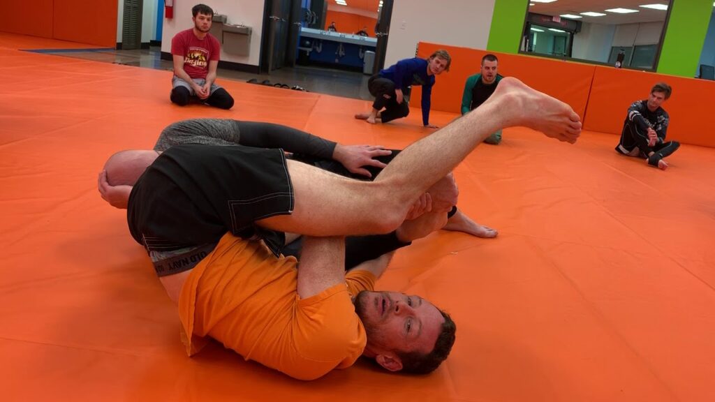 Belly-Down Straight-Ankle Lock to Rolling Toe Hold