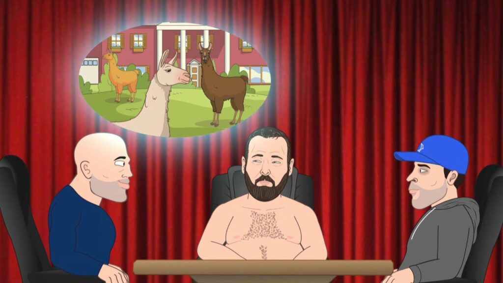 Bert's Llama Moment - JRE Toons