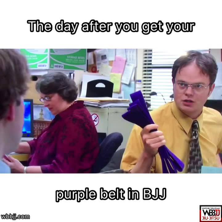 Beware the new purple belt