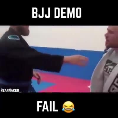 Bjj Demo Fail