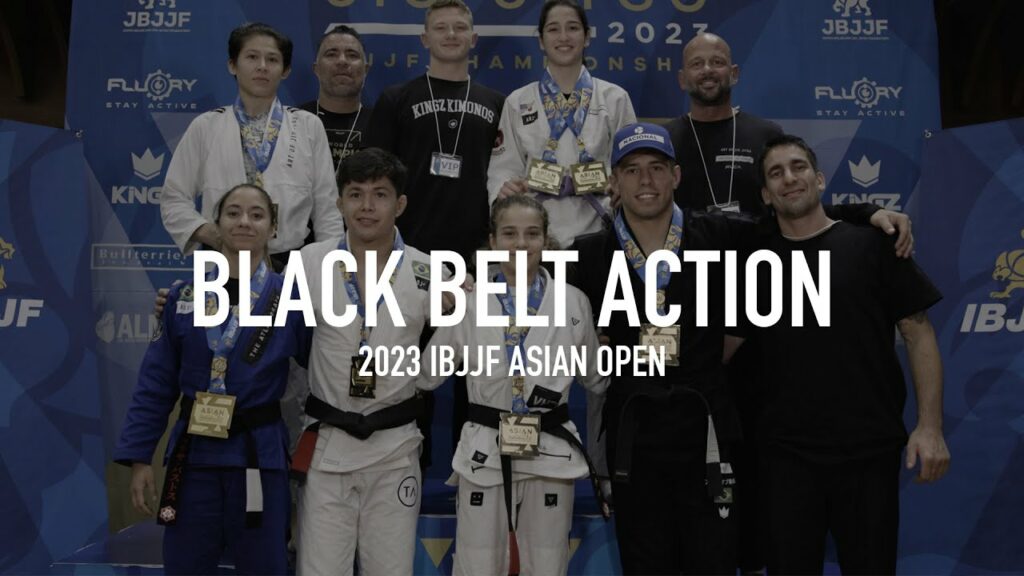 Black belts at the 2023 IBJJF Asian Open | Presented by AOJ+