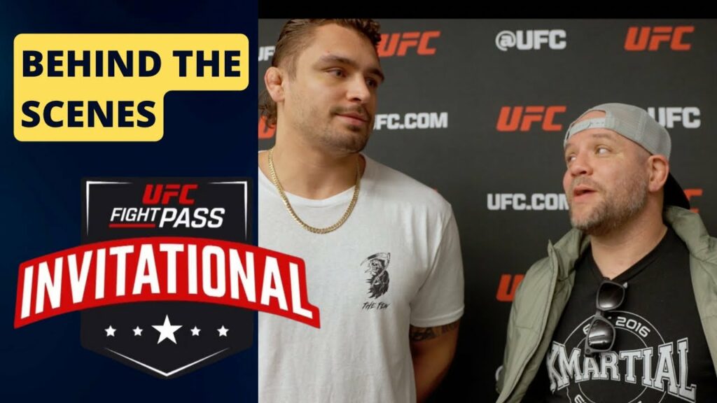 Bmac choppin it up w/ the athletes from UFC Fight Pass Invitational 5