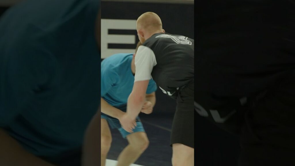 Bo Nickal gettting reps in with the Penn State Olympic Team 🤼 #UFC300