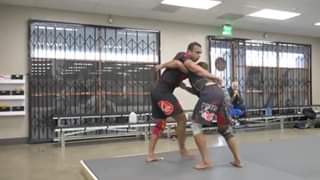 Body lock foot trip takedown by Romulo Barral