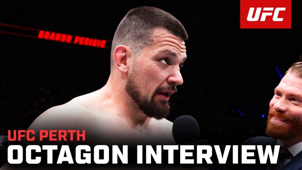 Brando Peričić Octagon Interview | UFC Perth