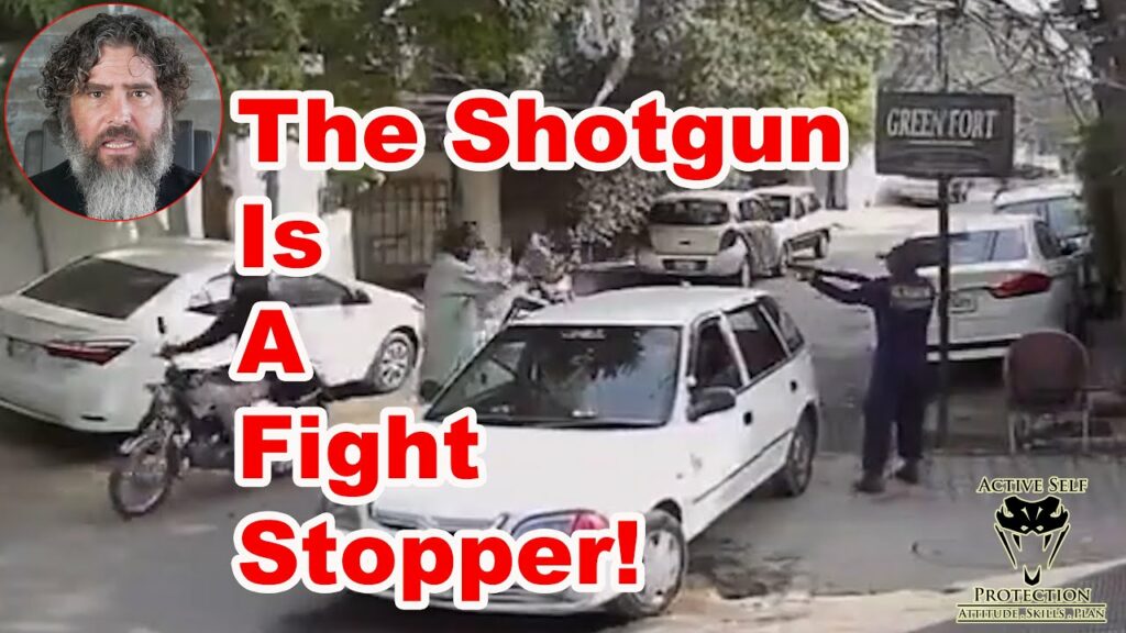 Brave Security Guard: Shotgun Stops Armed Robbery of Innocent Woman