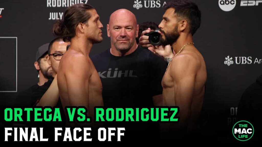 Brian Ortega vs. Yair Rodriguez Final Face Off | UFC Long Island