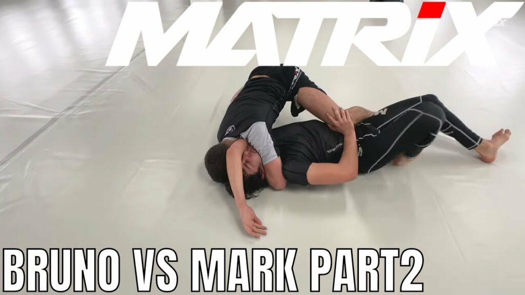 Bruno vs Mark narrated Jiu Jitsu Sparring Part 2 - Matrix Jiu Jitsu