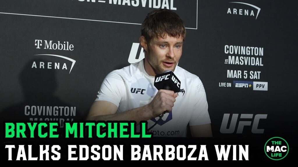 Bryce Mitchell reacts to Edson Barboza victory; Would love a title shot
