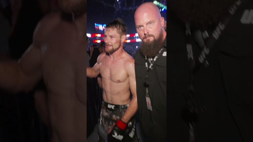 Bryce Mitchell was HYPED after his win! 🚨 #ufcabudhabi