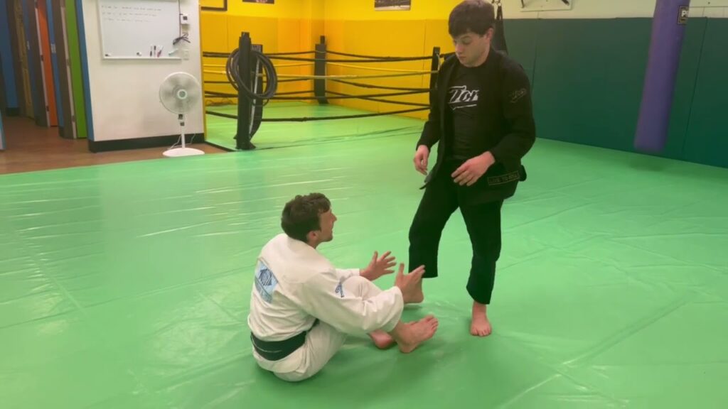 Butterfly Guard: Transition to X Guard with Stand and Base Sweep