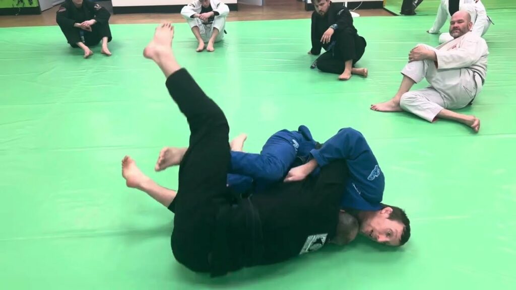 Butterfly Sweep Counter to Body Lock Passing