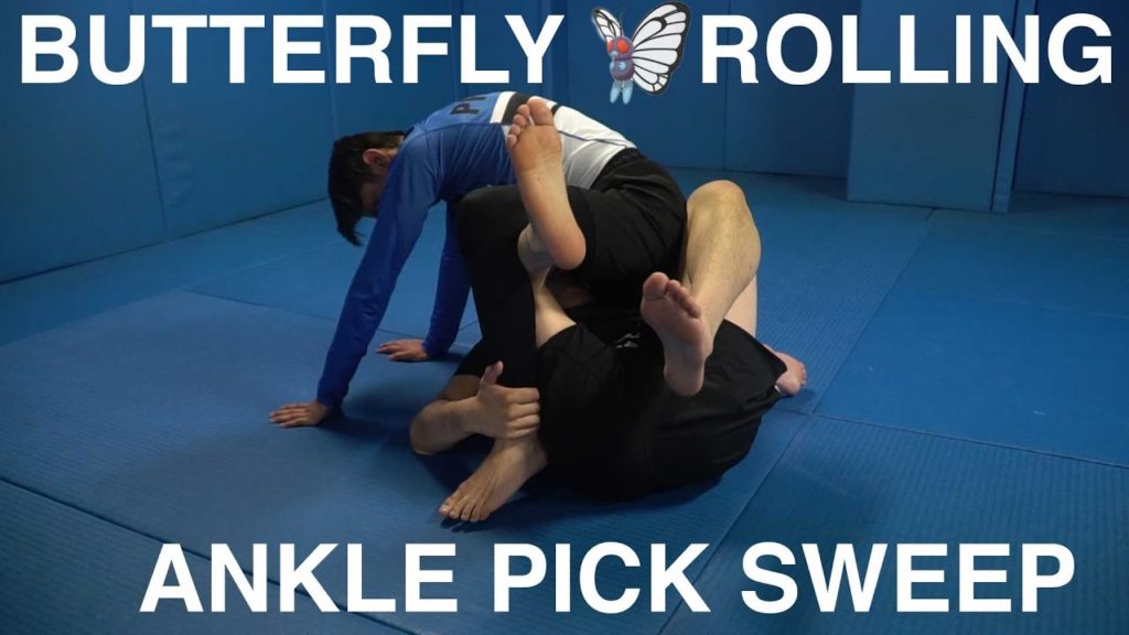 Butterfly rolling ankle pick