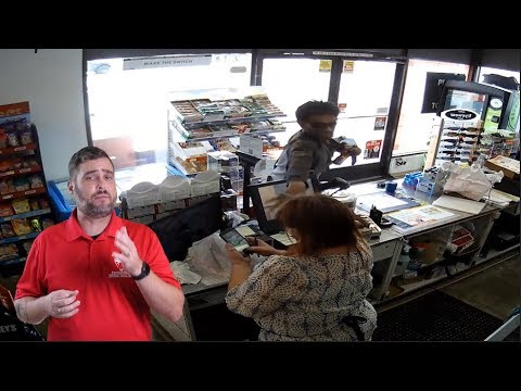 Bystander Uses Tool To Hold Bandit Until Police Arrive