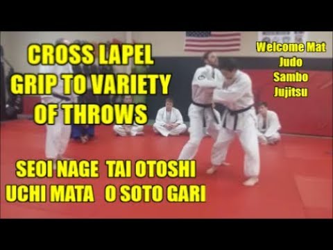 CROSS LAPEL GRIP TO A VARIETY OF THROWS
